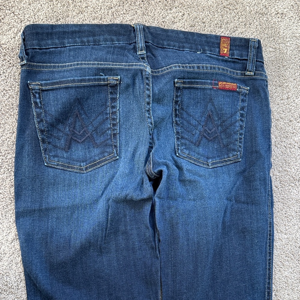7 for all Mankind Women's Blue Jeans